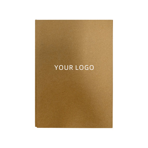 Tùy chỉnh A5 Kích thước bìa cứng máy tính xách tay với Brown Kraft Paper bìa da ràng buộc văn phòng phẩm Set in thành phần cuốn sách - Product Image 3