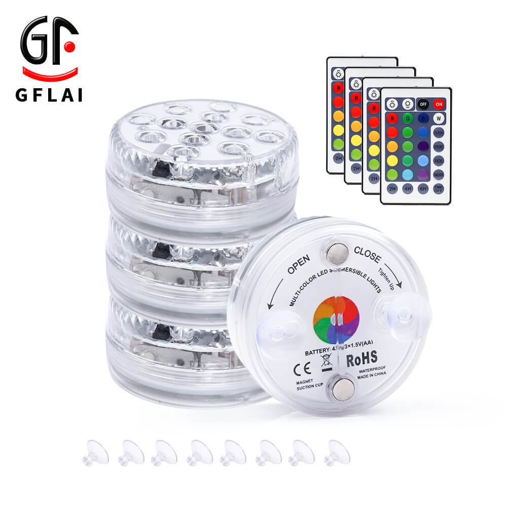 Pool Lights Custom Pond Light Underwater Party Manufacturer IP68 Remote Control Waterproof OEM ODM Submersible LED Light