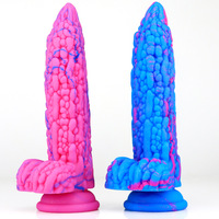 Plug anal en silicone coloré, simulation de fruit melon amer, avec ventouse, pour expansion anale homme/femme, jouet sexuel pour adulte