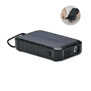 Banque d'alimentation solaire DYA 8000 mAh, gadgets personnalisés - Product Image 1