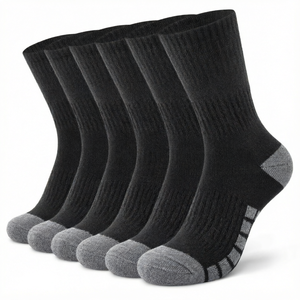 Calcetines Deportivos de Alta Calidad Personalizables para Hombre, Transpirables, de Algodón, Antideslizantes, con Técnicas de Tejido, para Primavera - Product Image 1