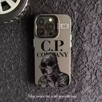 Coque de Téléphone Antichoc Colorée Tendance CP Company Mask Man pour iPhone 16 15 14 Pro Max 13 12 Mini 17 Pro Max