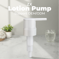 Pompe à lotion en plastique monomatière, couleurs personnalisées, pompe à savon liquide moussant pour shampoing et lotion, 24/28/33 mm