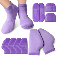 Bingyuan – Compresse de gel chaud/froid pour manchon de pied et gants – Soulagement de la douleur – Pack de glace
