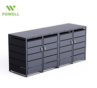 Source Usine Anthracite Poubelle Boîte De Rangement 4 Portes Wheelie Bin Design Produit Type Poubelles Chine Breveté