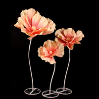 Décorations de mariage de haute qualité, ensemble debout en Eva PE fait à la main, grand présentoir de fenêtre de fleur géante en mousse