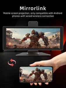 Universal multimedia inalámbrico CarPlay Android auto IPS touch dash cam portátil 10,26 pulgadas pantalla de <span class=keywords><strong>coche</strong></span> inteligente - Product Image 5