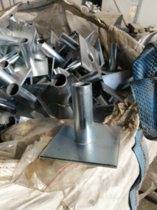 HDP gav hoặc eletro mạ kẽm tấm cơ sở giàn giáo phụ kiện cơ sở jack để điều chỉnh xây dựng hiệu chuẩn ngang - Product Image 4