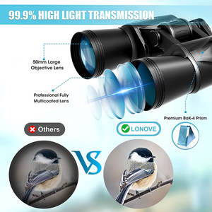<span class=keywords><strong>Binoculares</strong></span> para Adultos - <span class=keywords><strong>Binoculares</strong></span> <span class=keywords><strong>Profesionales</strong></span> HD de <span class=keywords><strong>20x50</strong></span> para Observación de Aves, Visión Nocturna Clara con Poca Luz, Fácil Enfoque - Product Image 2