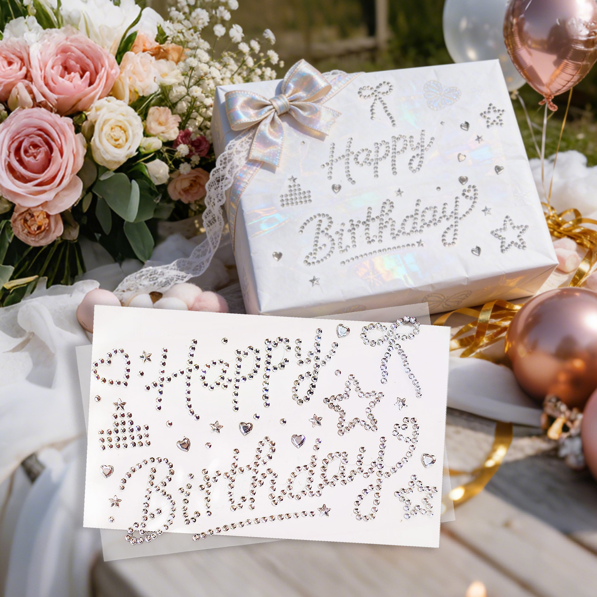 White-Happy birthday