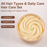 Set de Champú y Acondicionador con Biotina de Marca Privada, Champú Sin Silicona, Revitalizante del Cuero Cabelludo, Anticaspa, Cuidado del Cabello