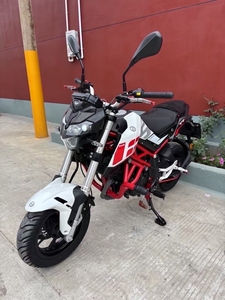 Motocicleta Usada <span class=keywords><strong>Benelli</strong></span> Little Tyrannosaurus TNT125 de 125cc, <span class=keywords><strong>Mini</strong></span> <span class=keywords><strong>Moto</strong></span> Naked de Gasolina, 4 Tiempos, Refrigerada por Aire, para Desplazamientos Urbanos, de Moda, para Exportación - Product Image 2