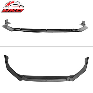 เหมาะสำหรับ Honda Civic 25-26 IKON V2 สไตล์สปอยเลอร์กันชนหน้าสีดำเงา อะไหล่รถยนต์ อุปกรณ์ตกแต่งรถยนต์ - Product Image 5