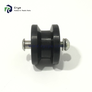 Rodillos Transportadores Industriales Moldeados a Medida de Fábrica OEM con Recubrimiento de PU, Ruedas de Poliuretano de Alta Calidad con Rodamientos - Product Image 3