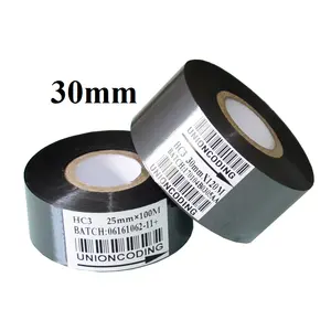 30mm Manufacturers Black Date Stamping Printing Batch Code Hot Stamp Ribbon Coding Foil