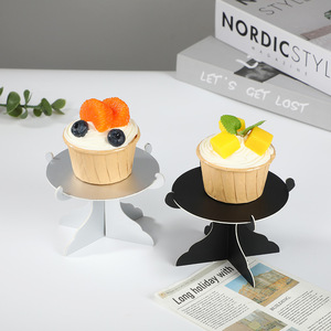 <span class=keywords><strong>Besafe</strong></span> tamaños de Color personalizados nueva moda Simple lindo papel Cupcake soporte Mini postre Mesa pastel soporte de exhibición - Product Image 2