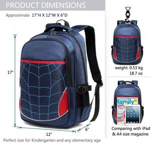 Free sample Boys <b>Backpack</b> for <b>Kids</b> Elementary School Bags Durable Kindergarten Bookbags - Product Image 3