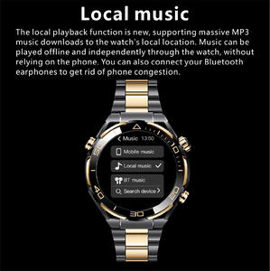 Smartwatch S30Max con Schermo Touch AMOLED IOS, Cinturino in Acciaio Inox, Multifunzione Sportivo, Rilevamento Frequenza Cardiaca, Chiamate, IP67, Wireless - Product Image 4