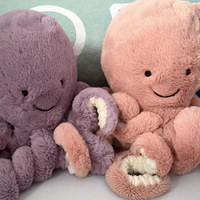 Peluche Octopus Odell en Gros, Jouet Doux en Coton PP, Poupée Cuddly pour Jeunes, Cadeau de Remise de Diplôme, 31-50cm