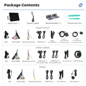 Dudu7 Android đài phát thanh xe xoay loại 13 inch tựa đầu xe Navigation Hỗ trợ 360 toàn cảnh máy ảnh fyt 7870 hệ thống DSP cho Sedan - Product Image 6