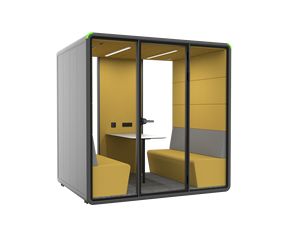 Cabine de travail acoustique mobile pour 4 personnes, isolation phonique, pour usage professionnel en bureau - Product Image 6