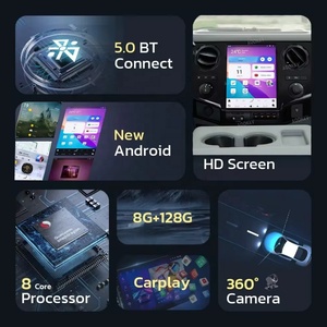 วิทยุติดรถยนต์ระบบ Android 13 ขนาด 12.1 นิ้ว สำหรับรถยนต์ Ford F250 F350 F450 F650 ปี 2008-2016 พร้อมระบบนำทาง GPS เครื่องเล่นมัลติมีเดีย วิดีโอ และระบบ Wireless Carplay - Product Image 5