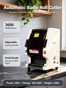 Cortadora Automática de Rollos de Sushi, Máquina Eléctrica de Sobremesa para Cortar <span class=keywords><strong>Maki</strong></span>, para Kimbap Coreano y Rollos de Sushi - Product Image 2