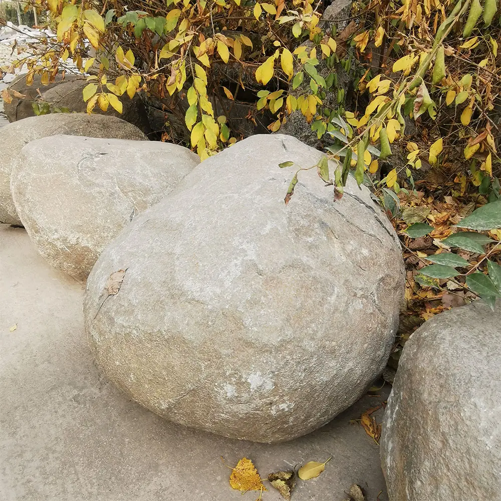 Giardino esterno di roccia Naturale Paesaggio ciottoli di pietra boulder di ghiaia