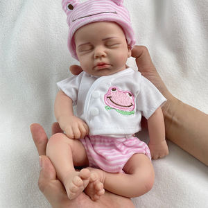 12" <strong>Full</strong> <strong>Body</strong> Soft <strong>Silicone</strong> Bebe <strong>Reborn</strong> Girl/boy Painted Realistic Open Mouth 30cm Washable Micro Newborn Baby Doll LouLou Twins - Product Image 5
