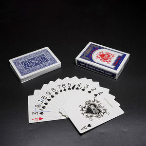 การคุ้มครองคุณภาพกระดาษเล่นไพ่ความบันเทิงโป๊กเกอร์เล่นไพ่ที่กําหนดเอง - Product Image 1