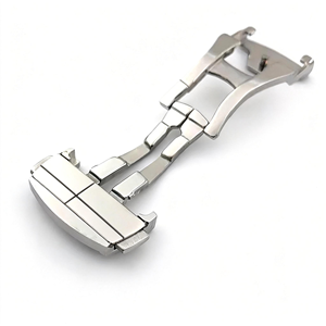 Accessoires de <span class=keywords><strong>bracelet</strong></span> de <span class=keywords><strong>montre</strong></span> personnalisés, fermoir papillon, <span class=keywords><strong>bracelet</strong></span> de <span class=keywords><strong>montre</strong></span> en acier inoxydable 316L, <span class=keywords><strong>boucle</strong></span> pliante pour Om 16 18 20 22 mm - Product Image 3
