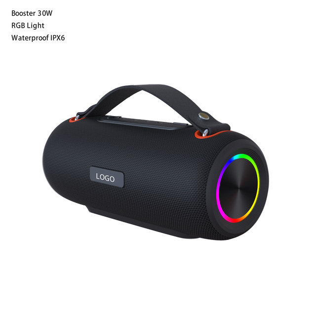 Outdoor Travel Portable 30W IPX6 Waterproof Bluetooths Speaker RGB Light Long Battery 4000mAh TWS Stereo Wireless Music Speaker