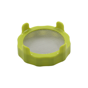Wholesale Stainless Steel <b>Mesh</b> Screen <b>Strainer</b> Lid Bean Sprouting Lids for Mason Jars 86mm Wide Mouth Canning Jar - Product Image 5