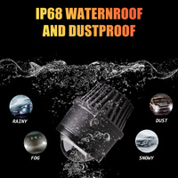 Super Bright Led Fog Driving Lights H8 H11 Led Fog Lamps Lentille de projecteur Bi Led 2.5 Inch Led Fog Lights
