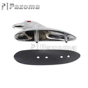 Estatua Decorativa de Cabeza de Águila Cromada para Guardabarros de Motocicleta Honda Yamaha Suzuki Kawasaki, Mascota Personalizada para Guardabarros - Product Image 2