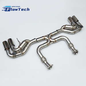 Système d'échappement haute performance pour Chevrolet Corvette C8, tuyau droit, silencieux catback en acier inoxydable avec système Valvetronic - Product Image 5