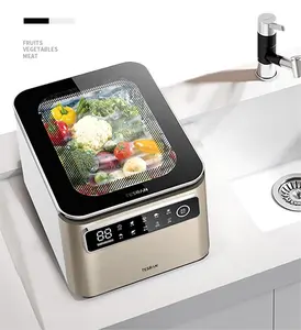 Lavadora portátil desinfectante de frutas y verduras, limpiador de frutas y verduras de cocina, eléctrico X8 70, soporte de piezas de repuesto gratis