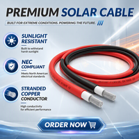 Cable Solar Fotovoltaico 10AWG UL 4703, Cable Fotovoltaico de 2000V, Cable Solar con Conductor de Cobre Trenzado