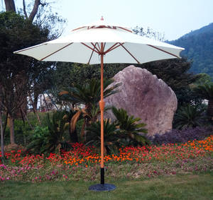 Оптовая продажа, солнечная энергия, светодиодный свет, уличный зонт для патио, зонт для сада, консольный зонт, большой размер для бара - Product Image 3