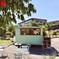 Caravane bar vintage remorque alimentaire cuisine mobile restauration bus chariot alimentaire café location remorque donut à vendre