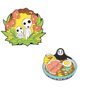 Usine En Gros Japon <span class=keywords><strong>Miyazaki</strong></span> <span class=keywords><strong>Hayao</strong></span> Chihiro Épingles En Émail Avec Carte De Support - Product Image 4
