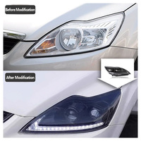 Conjunto de Faros Delanteros Dinámicos Secuenciales Integrados para Focus 09-13, Proyector LED con DRL y Señal de Giro Dinámica, Calidad OEM