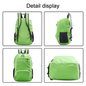 Promotion <span class=keywords><strong>Sac</strong></span> à <span class=keywords><strong>dos</strong></span> pliable léger en polyester pour la randonnée, personnalisable avec logo, pour hommes et femmes, idéal pour la gym et les voyages - Product Image 5