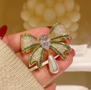 <b>Bow</b> Rhinestone Buttons Gold Base Crystal DIY Embellishments for Wedding Jewelry Accessories Alloy Plating Engagement Party <b>Gift</b> - Product Image 4