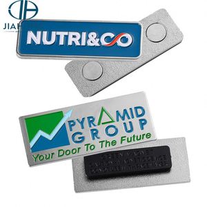 Imán Personalizado para Refrigerador, Imán de Aleación de Zinc Metálico, Imán Promocional para Refrigerador, Imanes Rectangulares 2D y 3D de Esmalte Suave para Refrigerador - Product Image 1