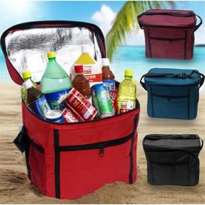 QG Cooler Bag 12L Portable Insulated Outdoor Picnic Camping Food Storage Red Blue Black - Product Image 1