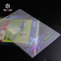 Pochettes de stratification thermique de carte d'identité personnalisée avec logo holographique et impression UV