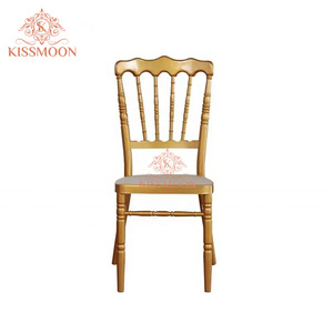 Sillas Chiavari de Alta Calidad para Bodas, Apilables, de Hierro Dorado, Duraderas para Hoteles y Eventos, Sillas Napoleón Chiavari - Product Image 2
