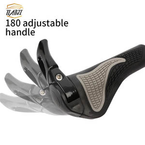 Poignées de guidon de vélo ergonomiques en caoutchouc en forme de <span class=keywords><strong>corne</strong></span> - Product Image 5