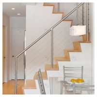 Balustrade en câble en acier inoxydable au design minimaliste Prima pour escalier, balcon et espace de vie extérieur